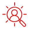 purposeful candidate recruitment icon